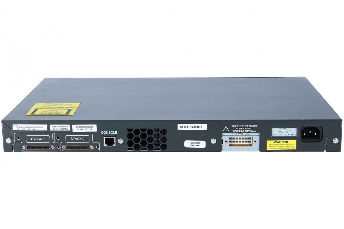 WS-C3750-24PS-S (Ch)