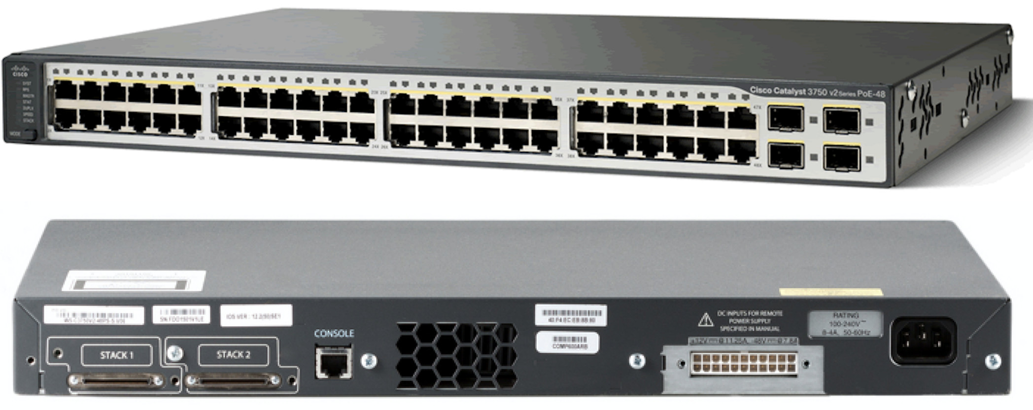 WS-C3750V2-48PS-E (Ch)