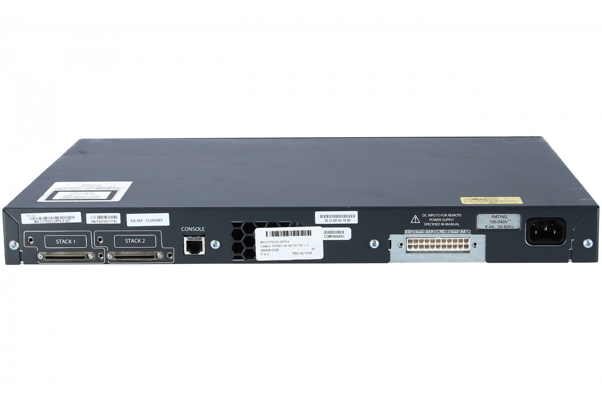 WS-C3750V2-48PS-E (Ch)