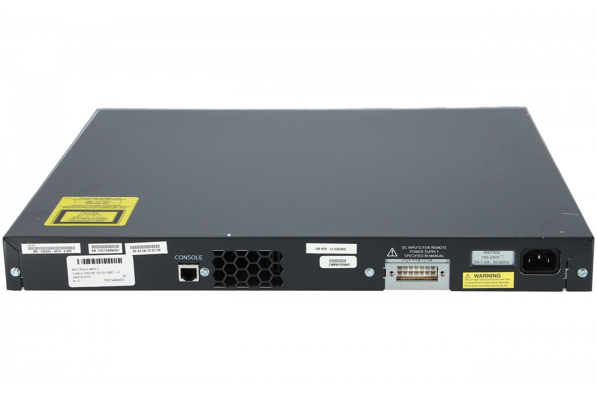 WS-C3560G-48PS-S (Ch)